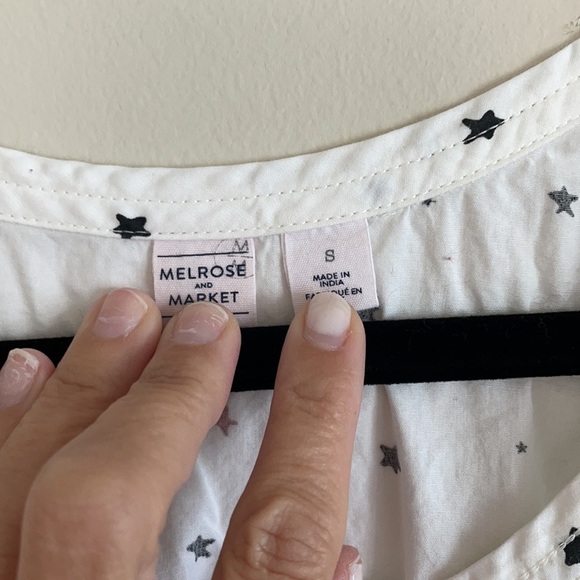 Melrose & Market Blouse w/Peplum Hem - Picture 4 of 5